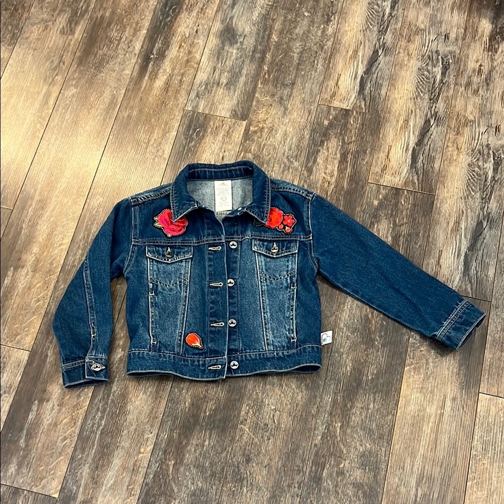 Disney Denim Jacket with Embroidered Patches